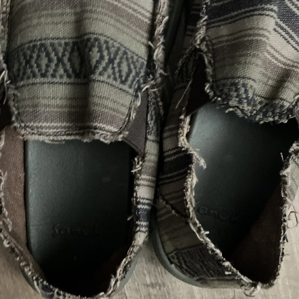 Sanuk Shoes Vagabond Rad Blanket Men's Size 8 Green